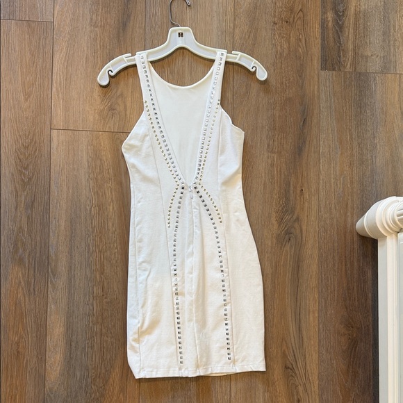 bebe Ivory Embellished Mini Dress - Picture 2 of 2